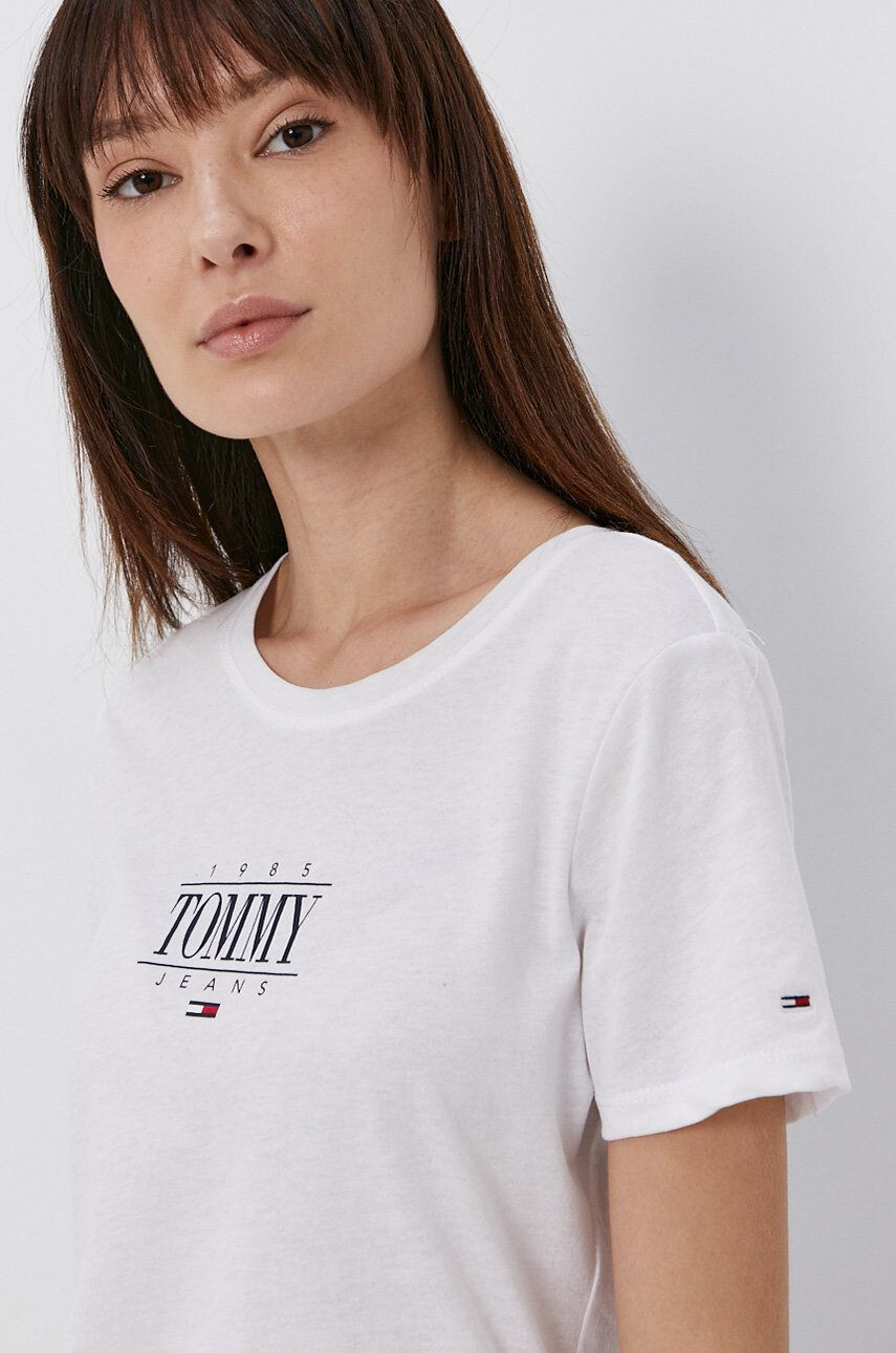 Tommy Jeans t-shirt női fehér - Pepit.hu