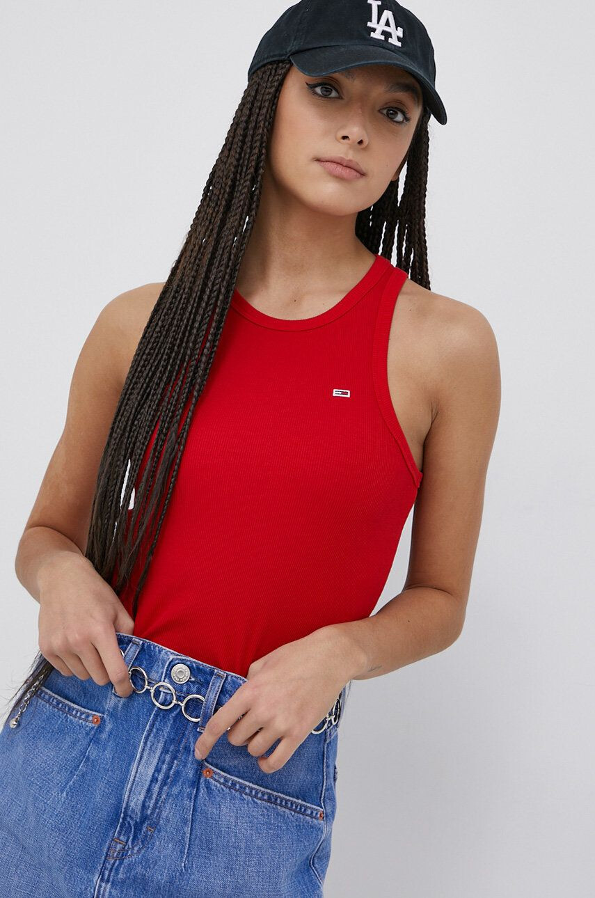 Tommy Jeans top női sötétkék - Pepit.hu