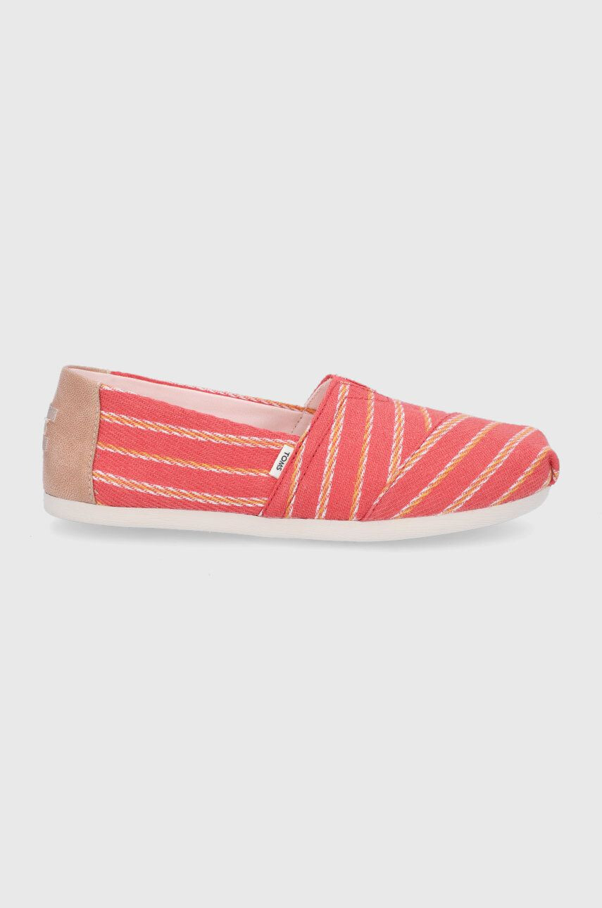 Toms espadrilles Alpargata piros - Pepit.hu