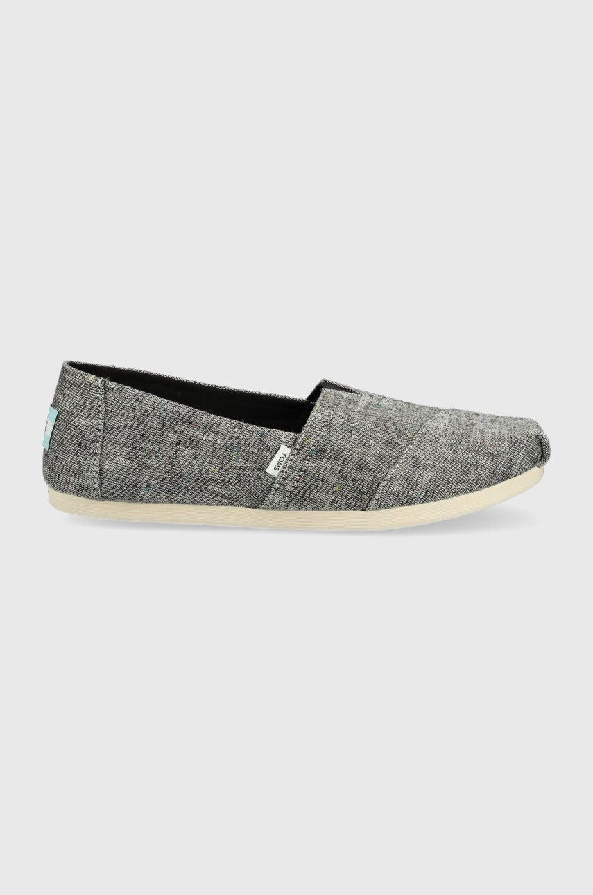 Toms espadrilles Alpargata szürke - Pepit.hu