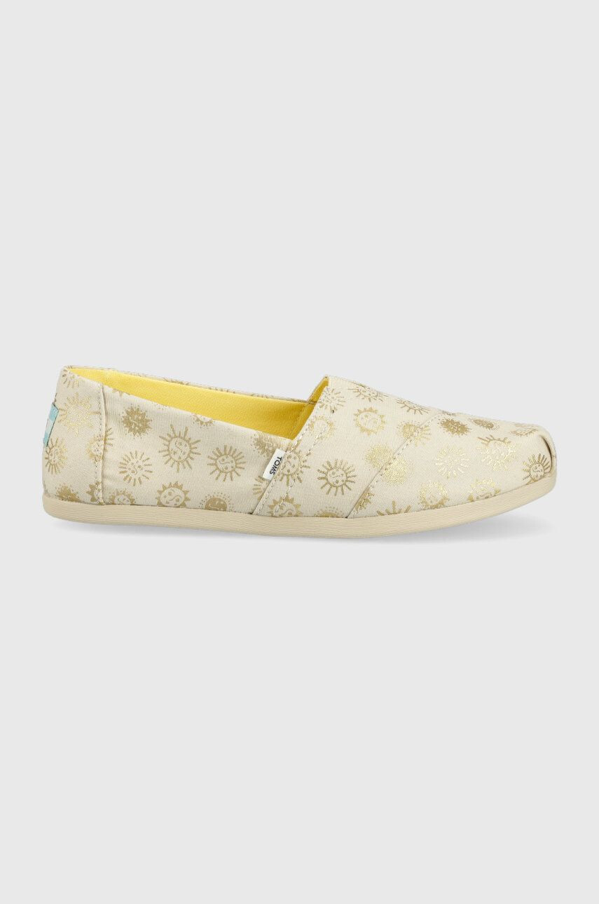 Toms espadrilles Alpargata bézs - Pepit.hu