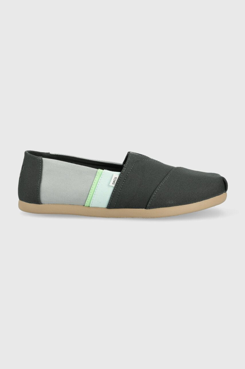 Toms espadrilles Alpargata zöld - Pepit.hu