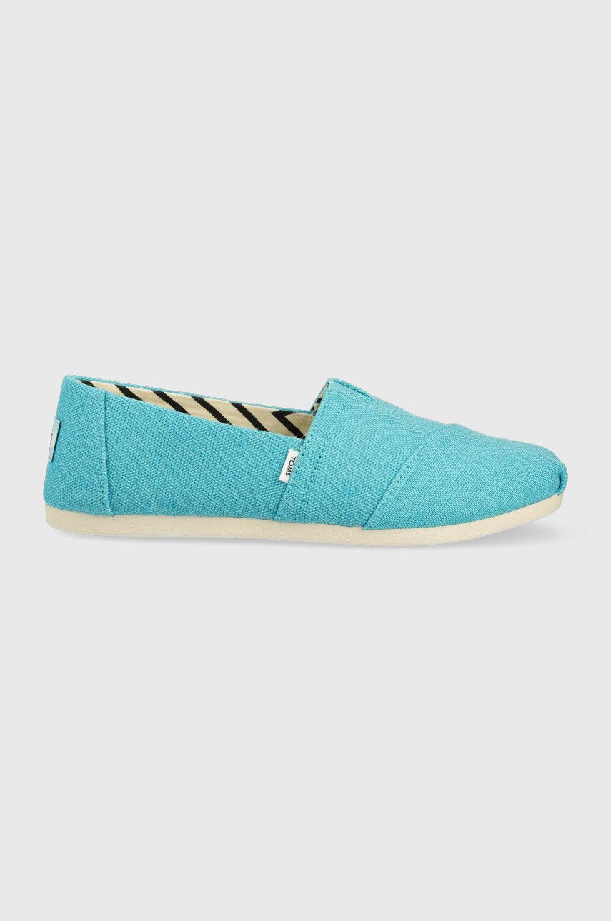 Toms espadrilles Alpargata türkiz - Pepit.hu