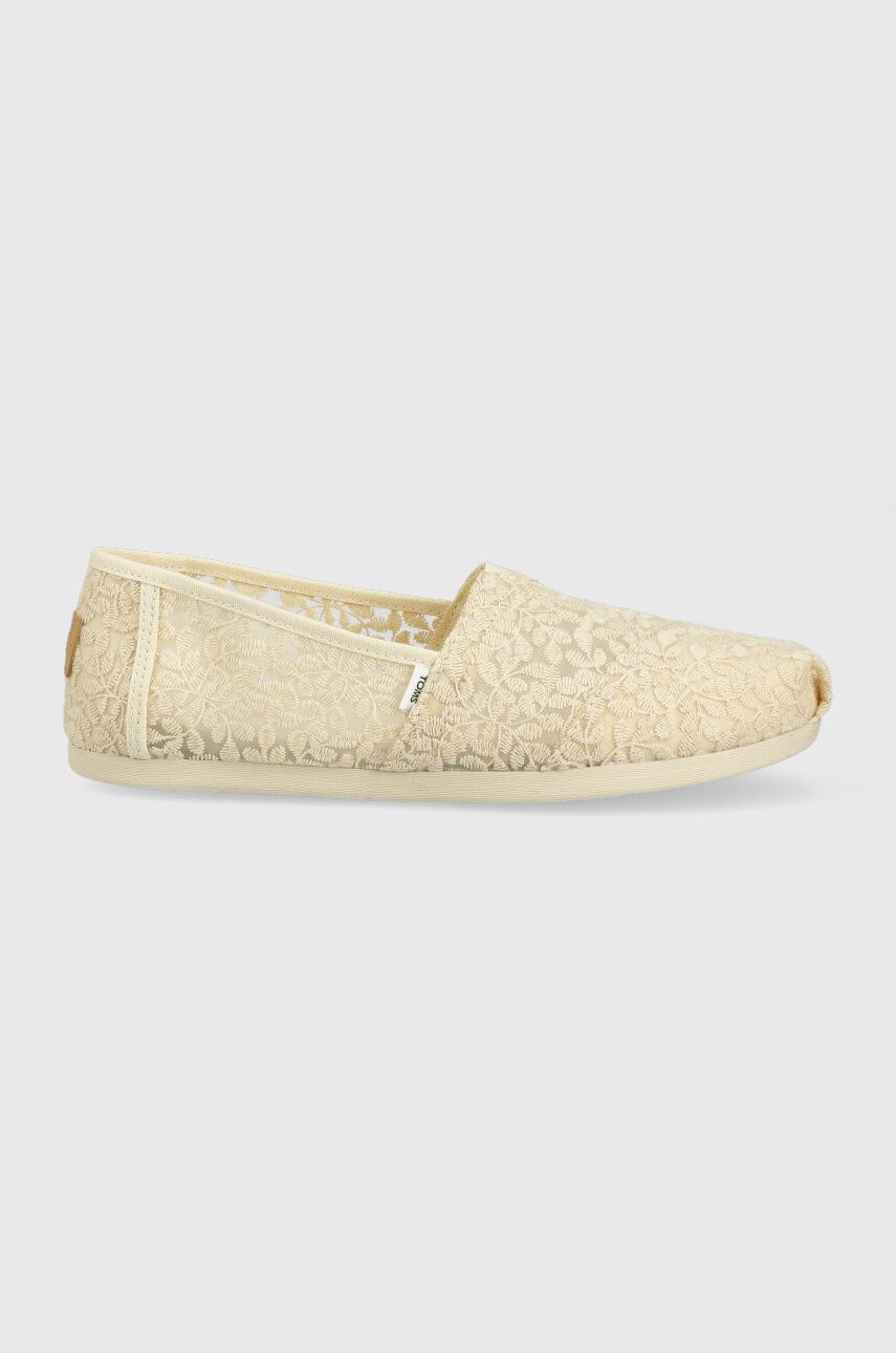 Toms espadrilles Alpargata bézs - Pepit.hu