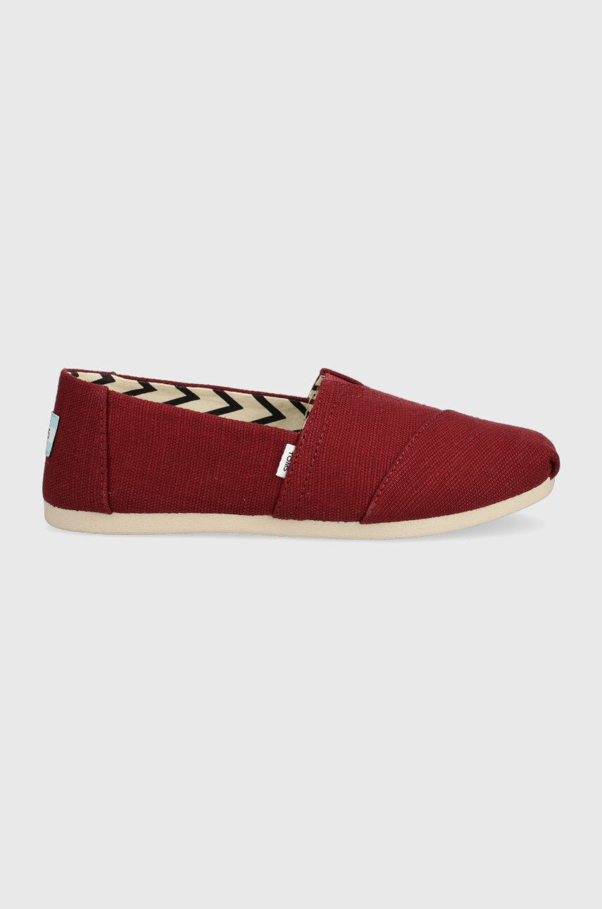 Toms espadrilles Alpargata bordó - Pepit.hu