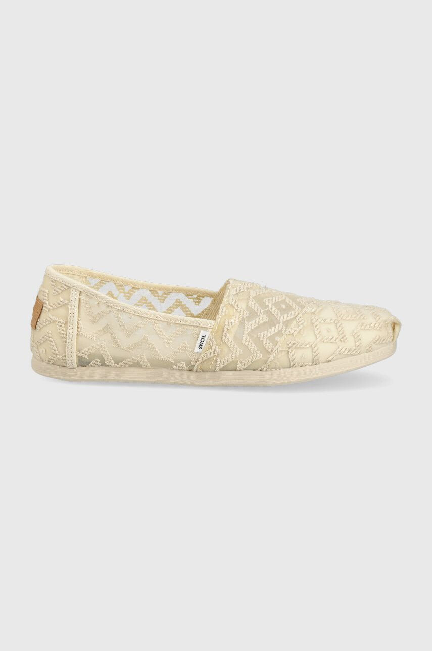 Toms espadrilles Alpargata bézs - Pepit.hu