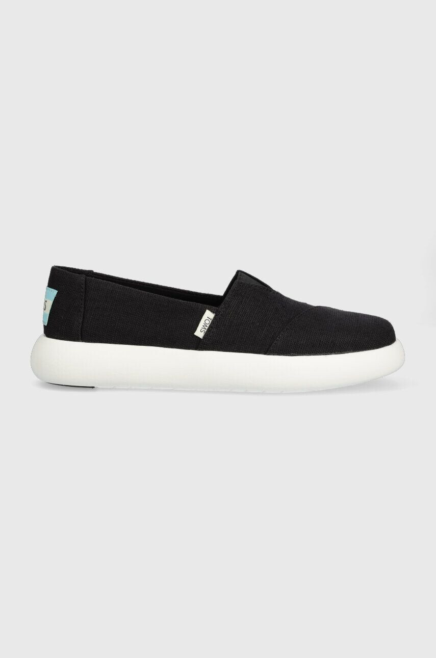 Toms espadrilles Alpargata Mallow fekete 10016732 - Pepit.hu