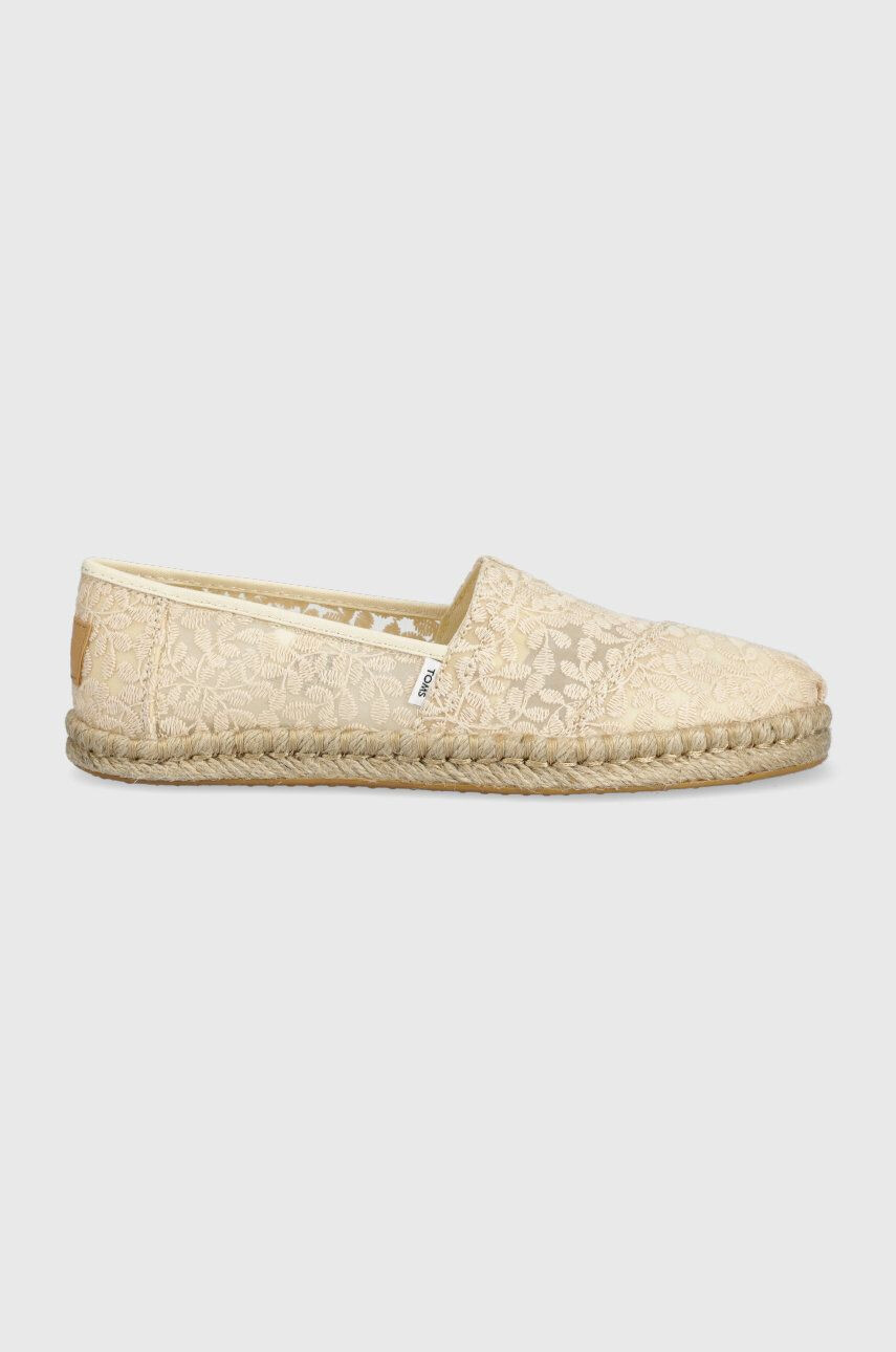 Toms espadrilles Alpargata Rope rózsaszín 10019903 - Pepit.hu