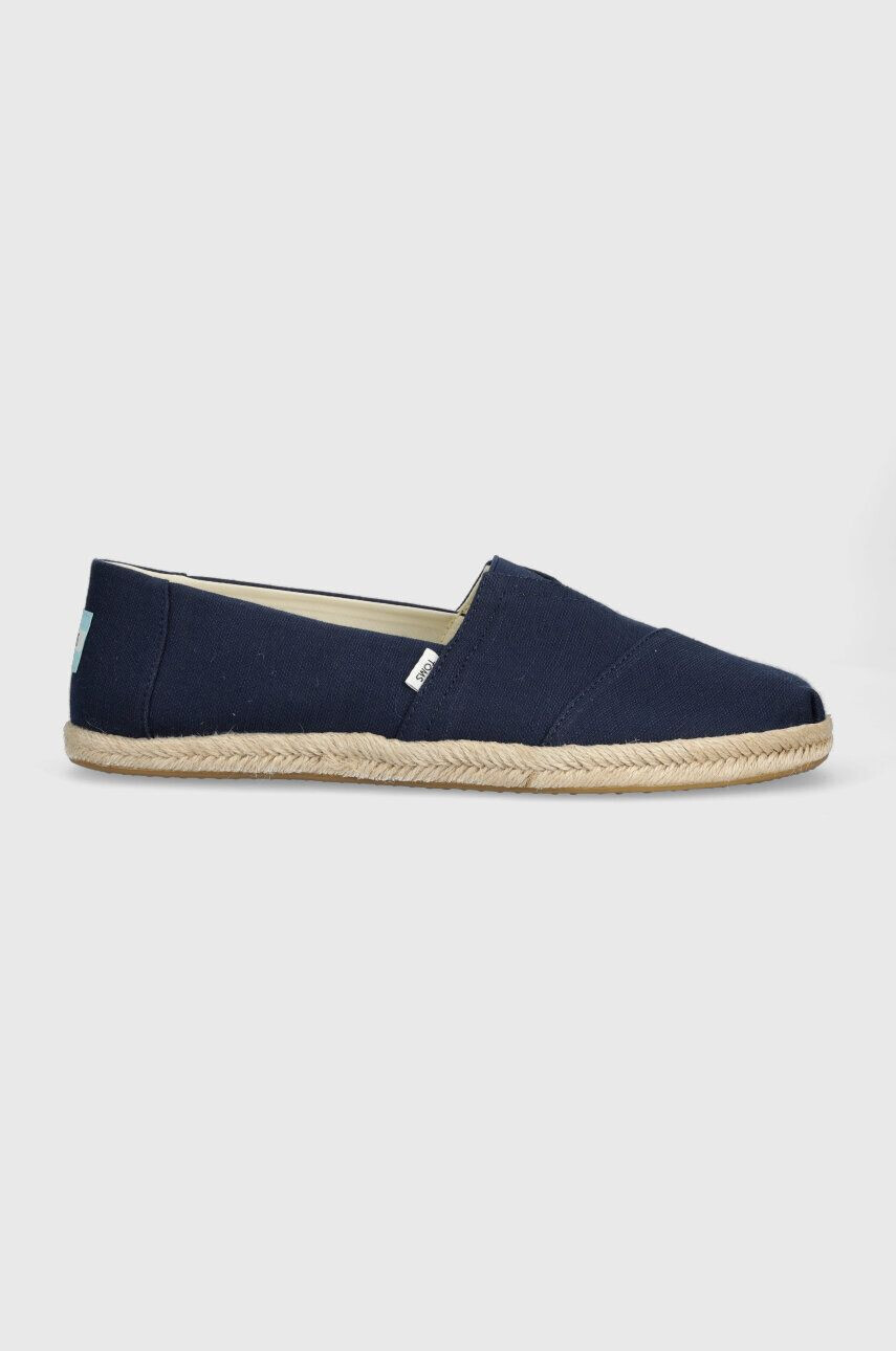 Toms espadrilles Alpargata Rope fekete 10019818 - Pepit.hu