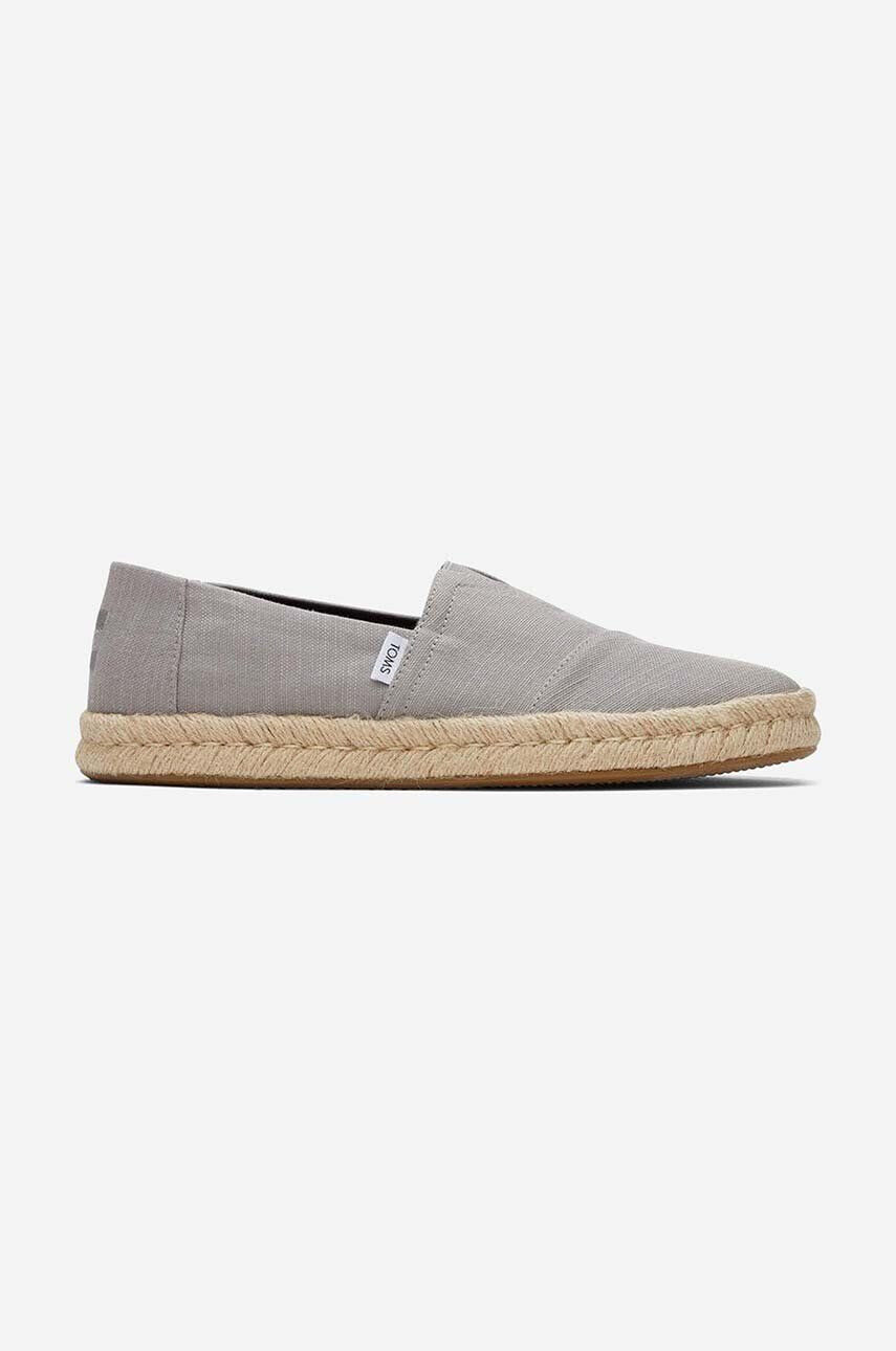 Toms espadrilles Alpargata Rope szürke - Pepit.hu