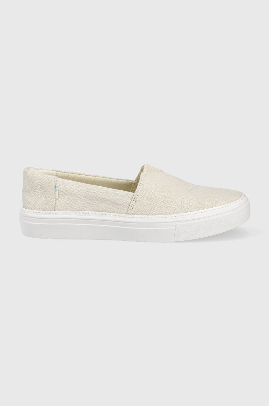 Toms espadrilles Parker bézs - Pepit.hu