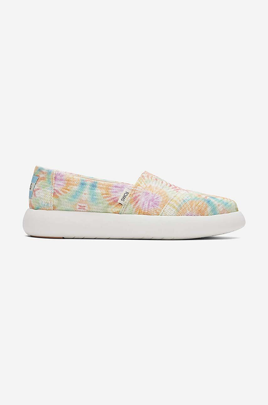 Toms espadrilles Tie Dye Crochet Mallow - Pepit.hu