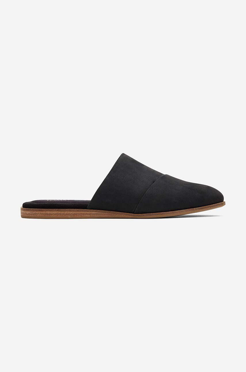 Toms papucs velúrból Flat 10018987 fekete női - Pepit.hu