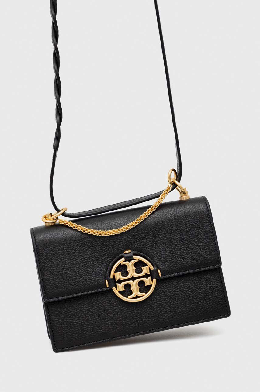 Tory Burch bőr táska fekete - Pepit.hu