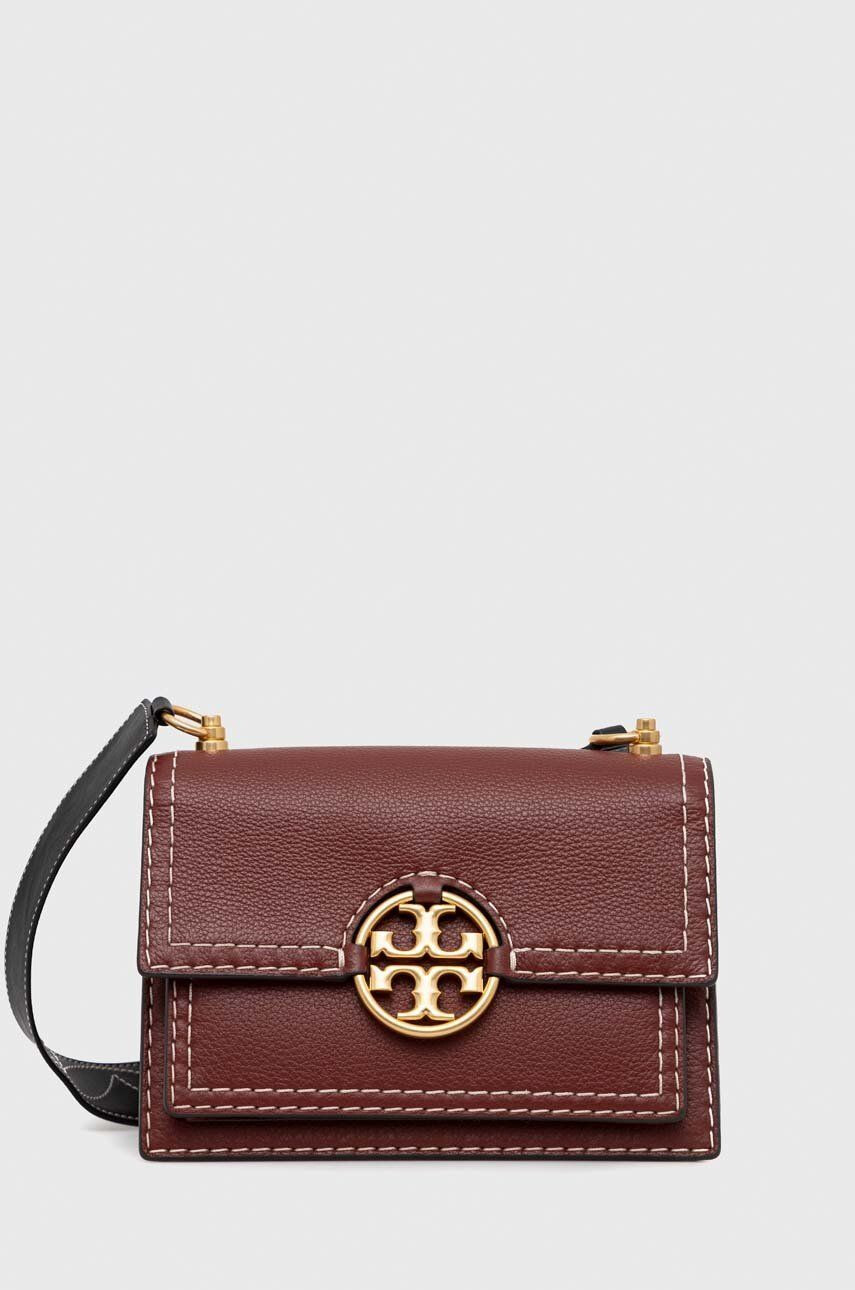 Tory Burch bőr táska bordó - Pepit.hu