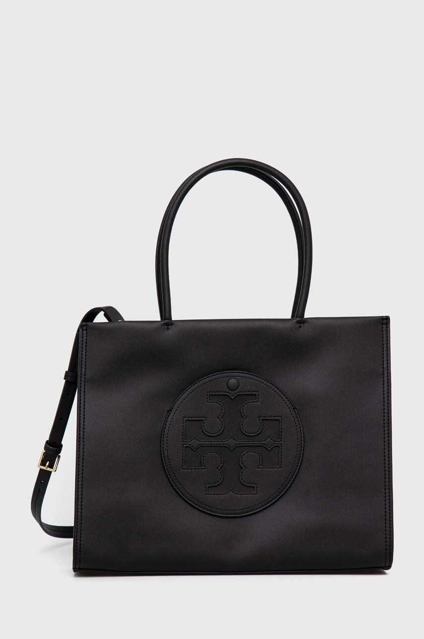 Tory Burch kézitáska Ella Bio Small Tote- Black fekete - Pepit.hu