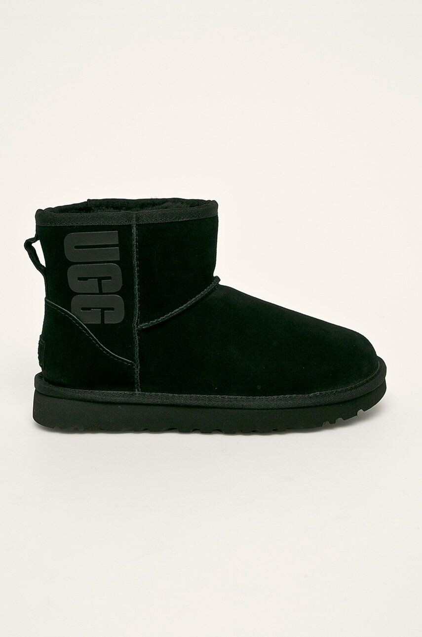 Ugg Bőr hótaposó Classic Mini Rubber Logo - Pepit.hu