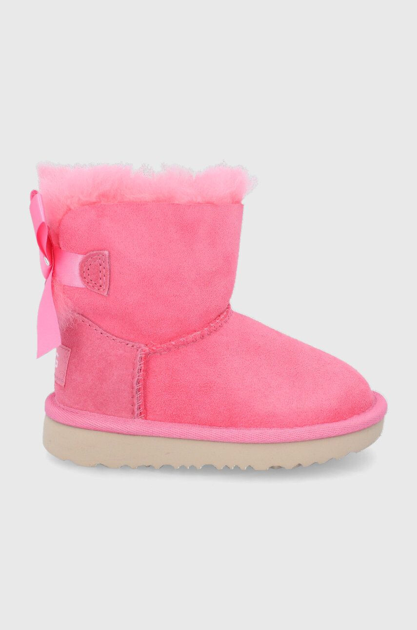 Ugg gyerek hócipő velúrból Bailey Bow II Mini - Pepit.hu