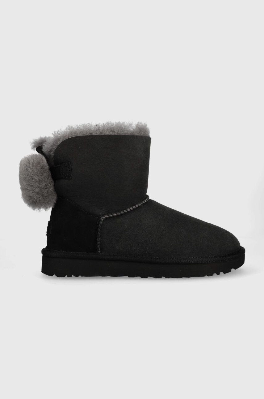 Ugg gyerek hócipő velúrból W Mini Bailey Fuzzy Bow - Pepit.hu