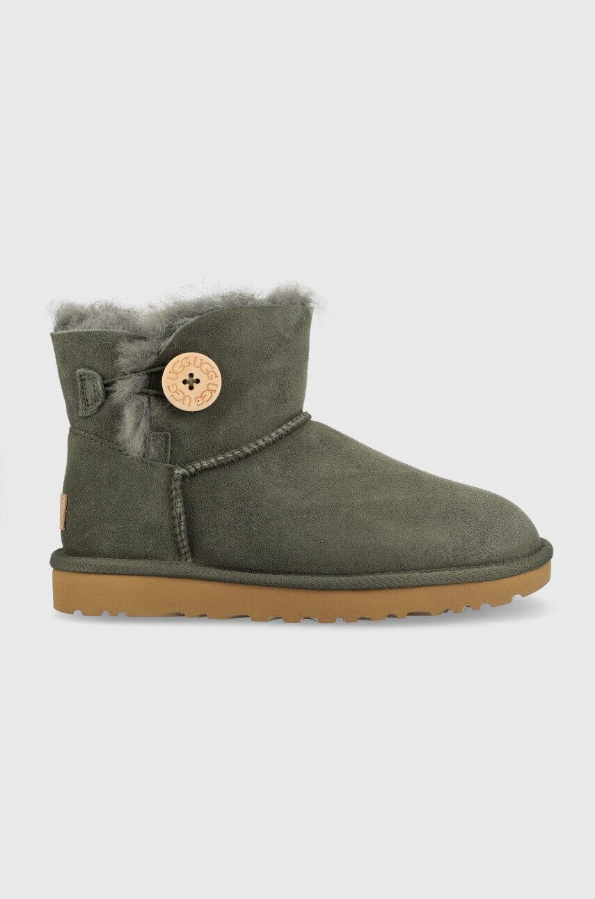 Ugg hócipő W Mini Bailey Button Ii zöld - Pepit.hu