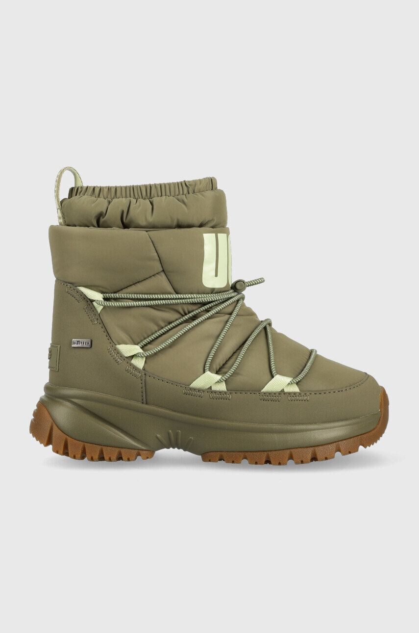 Ugg hócipő W Yose Puffer Mid fekete - Pepit.hu