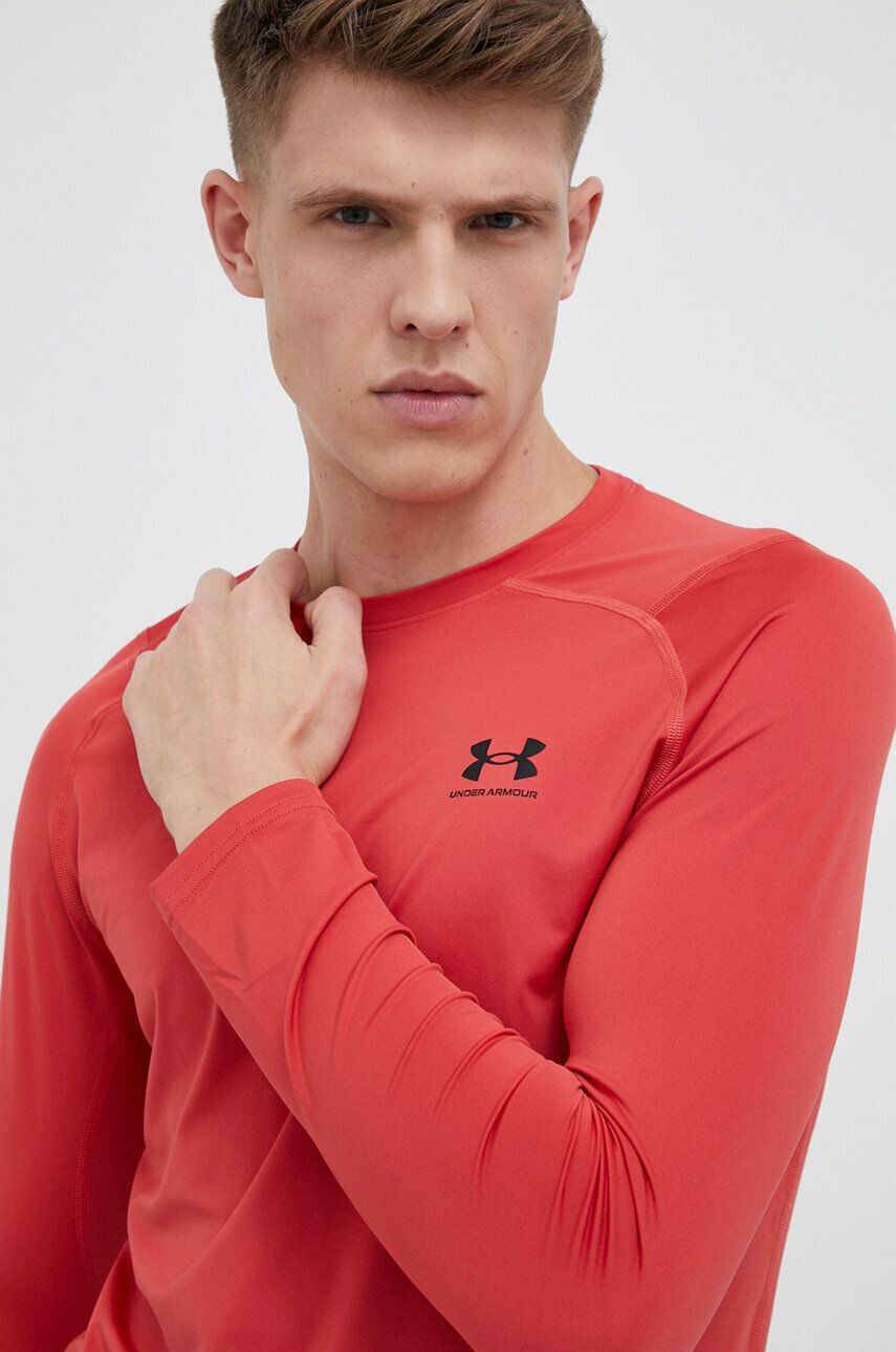 Under Armour edzős hosszú ujjú piros sima - Pepit.hu