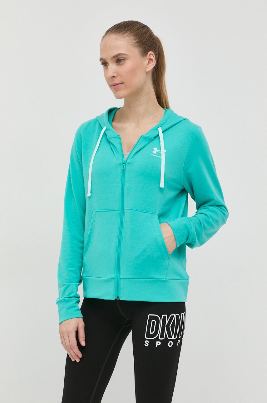 Under Armour felső 1369853 zöld női nyomott mintás - Pepit.hu