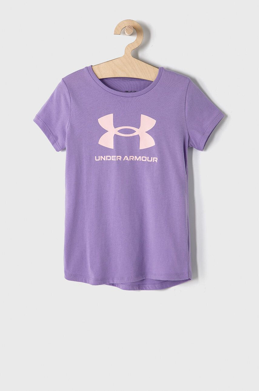 Under Armour gyerek póló 1361182 lila - Pepit.hu