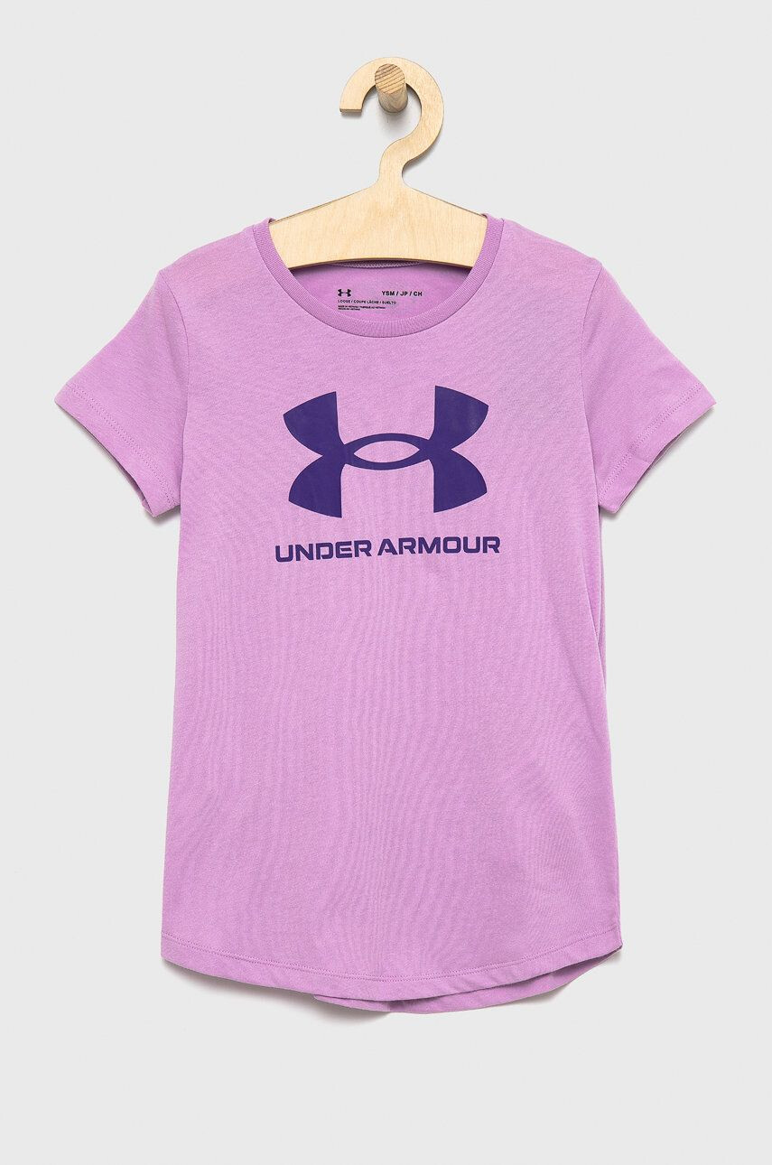 Under Armour gyerek póló 1361182 lila - Pepit.hu