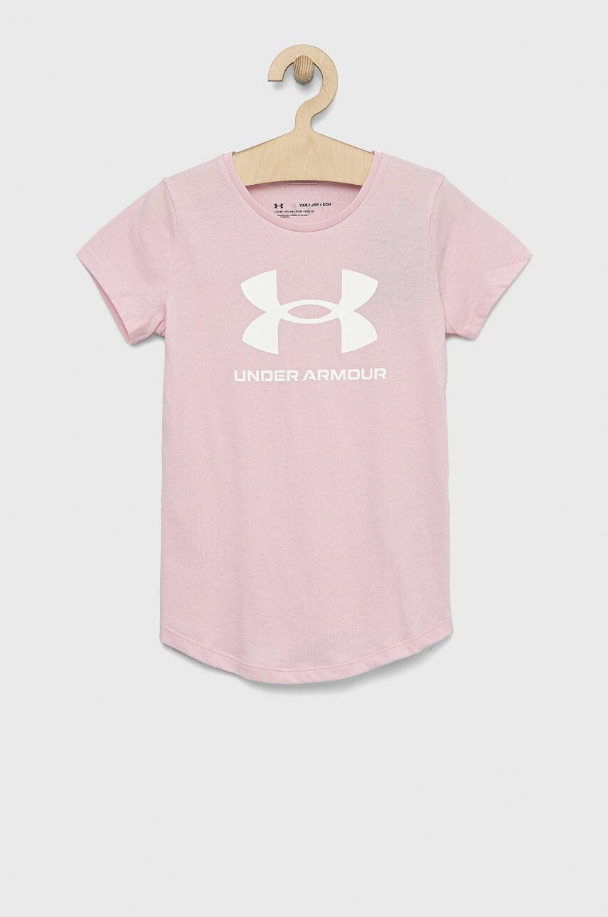 Under Armour gyerek póló fekete nyomott mintás - Pepit.hu