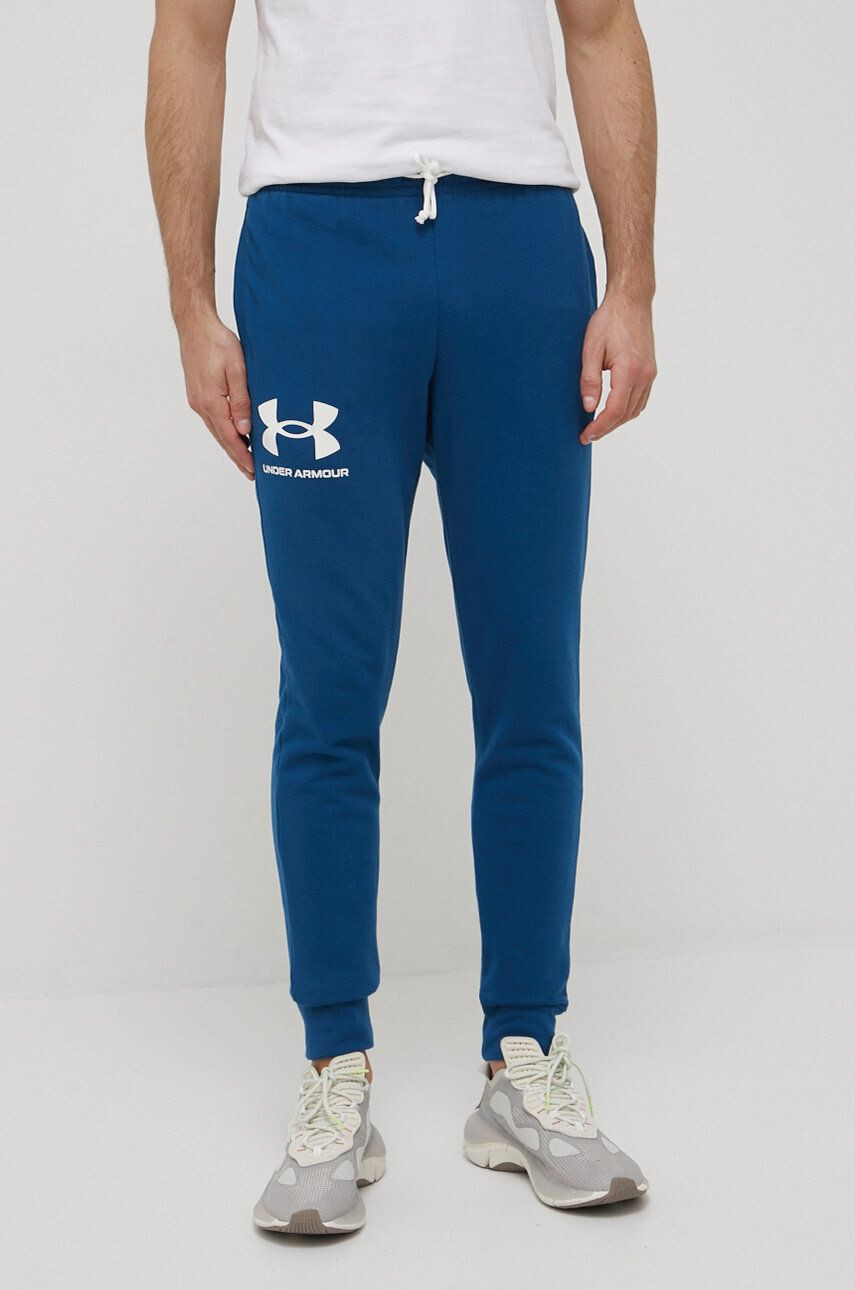 Under Armour melegítőnadrág 1361642459 sötétkék férfi nyomott mintás - Pepit.hu