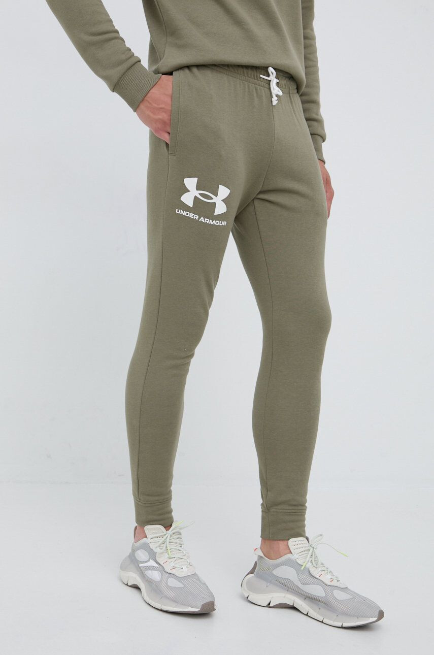 Under Armour nadrág zöld férfi sima - Pepit.hu