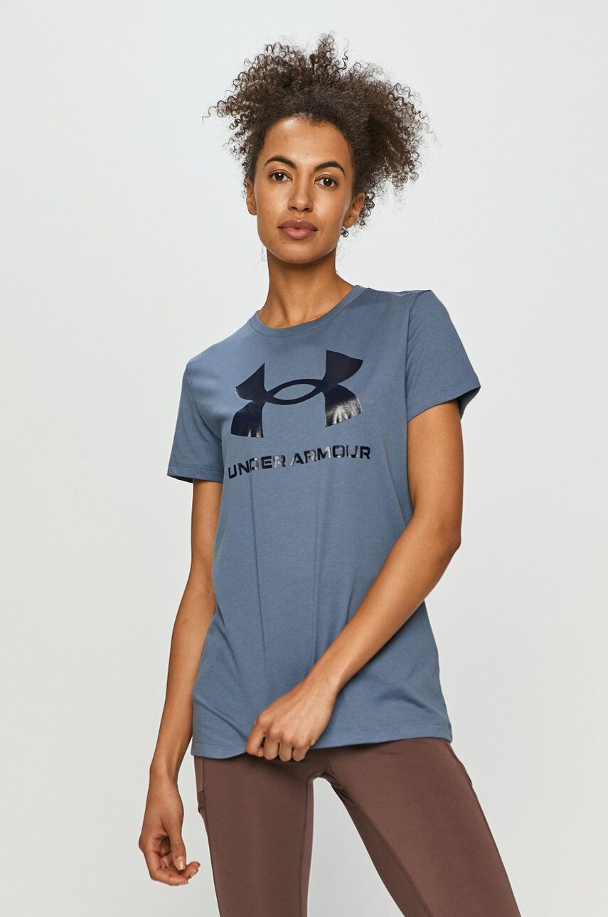 Under Armour t-shirt 1356305 női kék - Pepit.hu