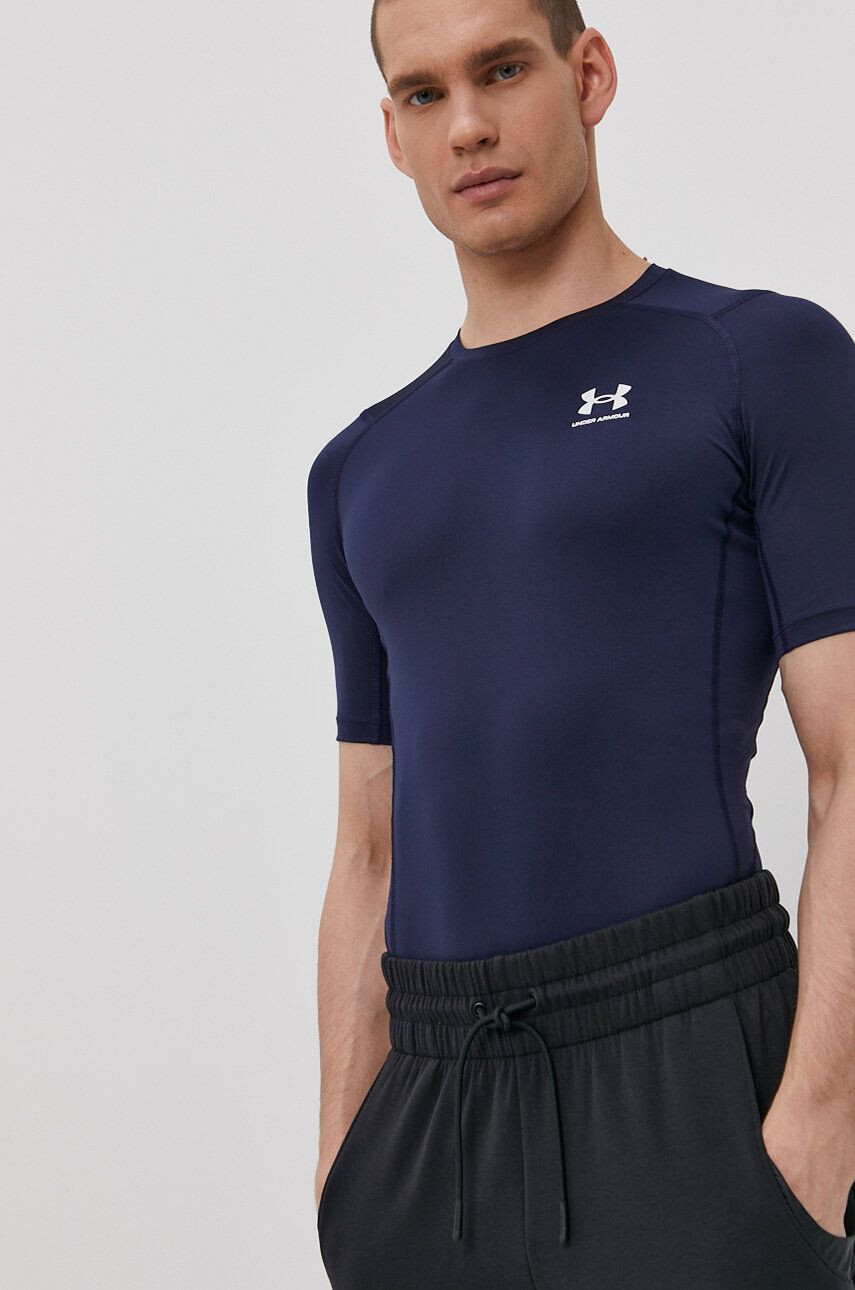 Under Armour edzős póló 1361518 sötétkék sima - Pepit.hu