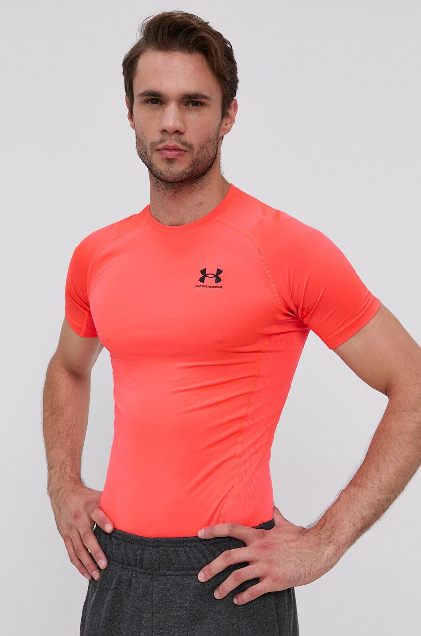 Under Armour edzős póló 1361518 piros sima - Pepit.hu