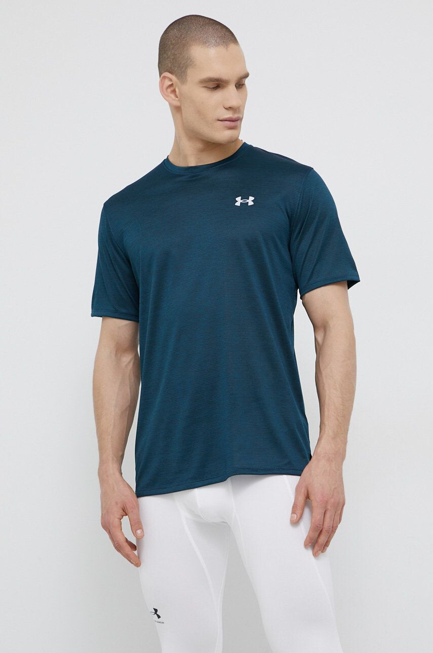 Under Armour t-shirt türkiz férfi sima - Pepit.hu