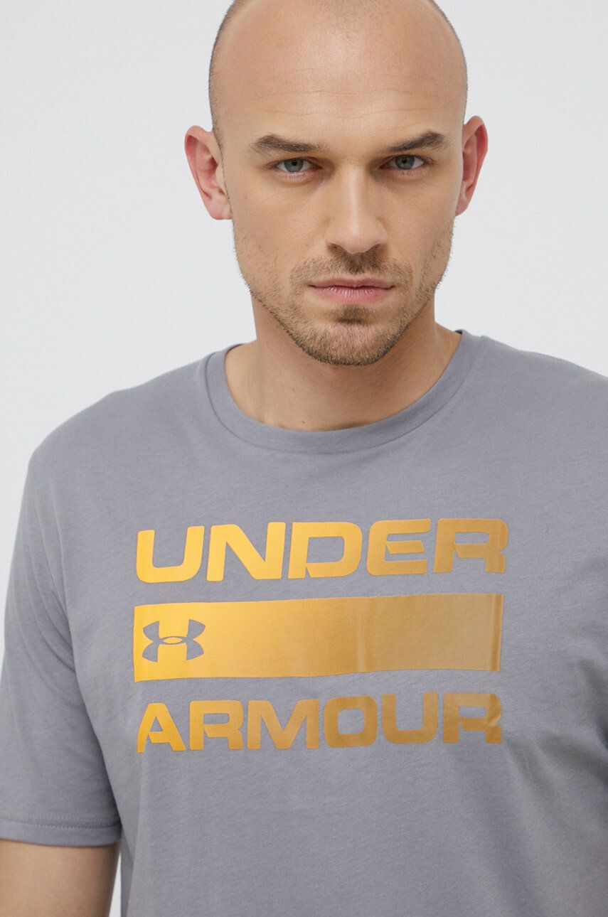 Under Armour t-shirt szürke férfi nyomott mintás - Pepit.hu