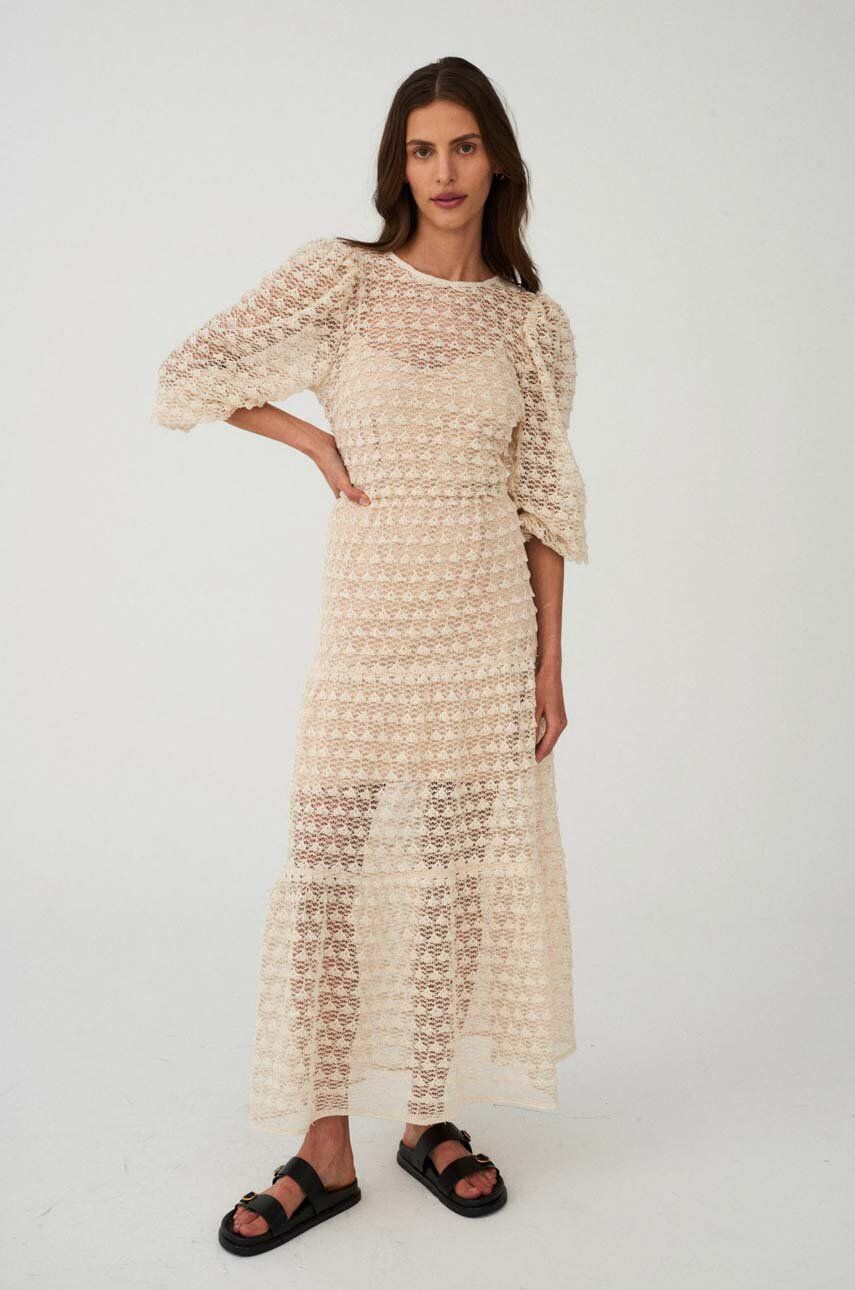 Undress Code ruha Endless Summer bézs maxi oversize - Pepit.hu