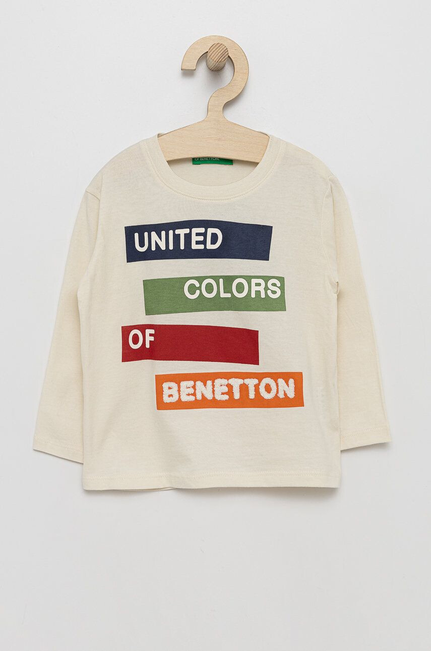 United Colors of Benetton gyerek pamut hosszú ujjú felső - Pepit.hu