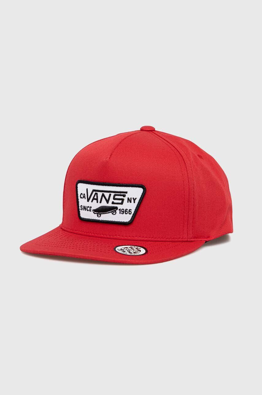 Vans gyerek baseball sapka BY FULL PATCH SNAPBA True Red piros nyomott mintás - Pepit.hu