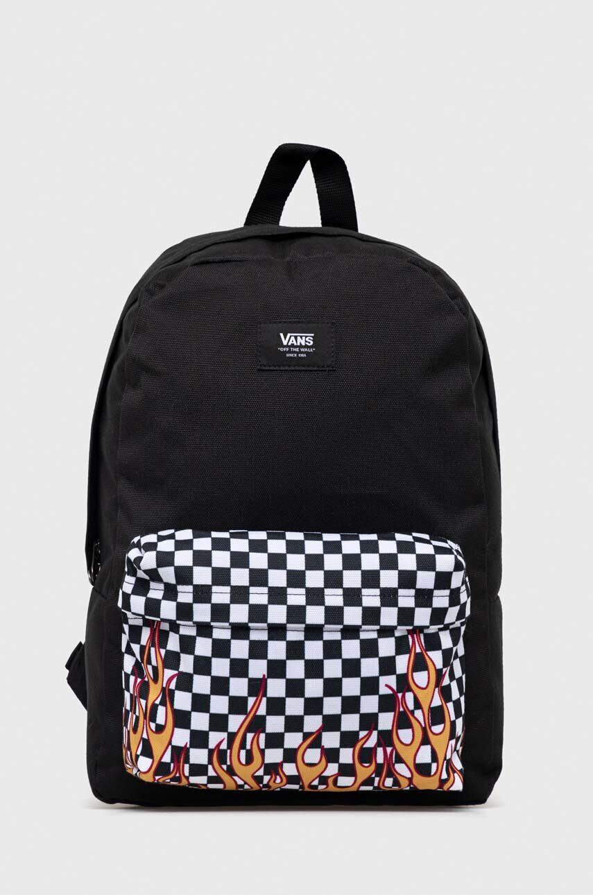 Vans gyerek hátizsák BY NEW SKOOL BACKPAC fekete kis mintás - Pepit.hu