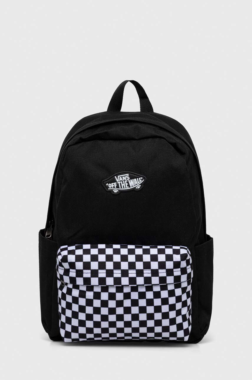 Vans gyerek hátizsák NEW SKOOL BACKPACK fekete kis mintás - Pepit.hu