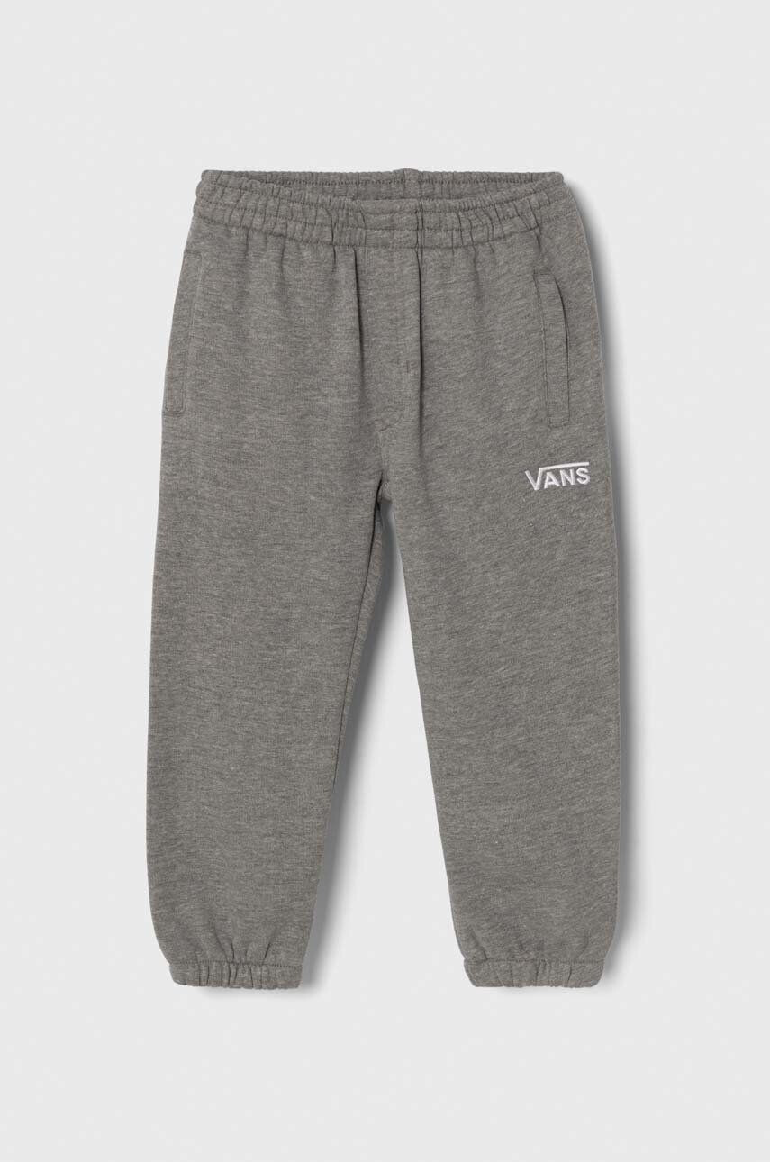 Vans gyerek pamut melegítőnadrág CORE BASIC FLEECE PANT VN000657BLK1 szürke sima - Pepit.hu