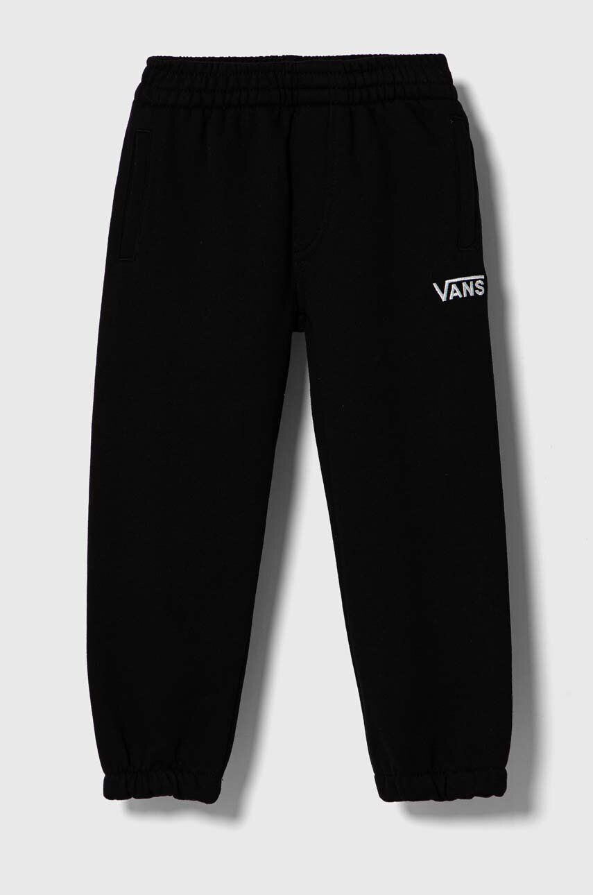 Vans gyerek pamut melegítőnadrág CORE BASIC FLEECE PANT VN000657BLK1 fekete sima - Pepit.hu