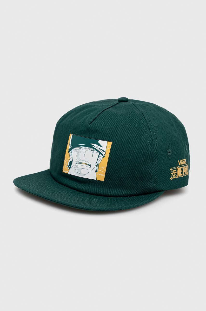 Vans pamut baseball sapka X One Piece zöld nyomott mintás - Pepit.hu