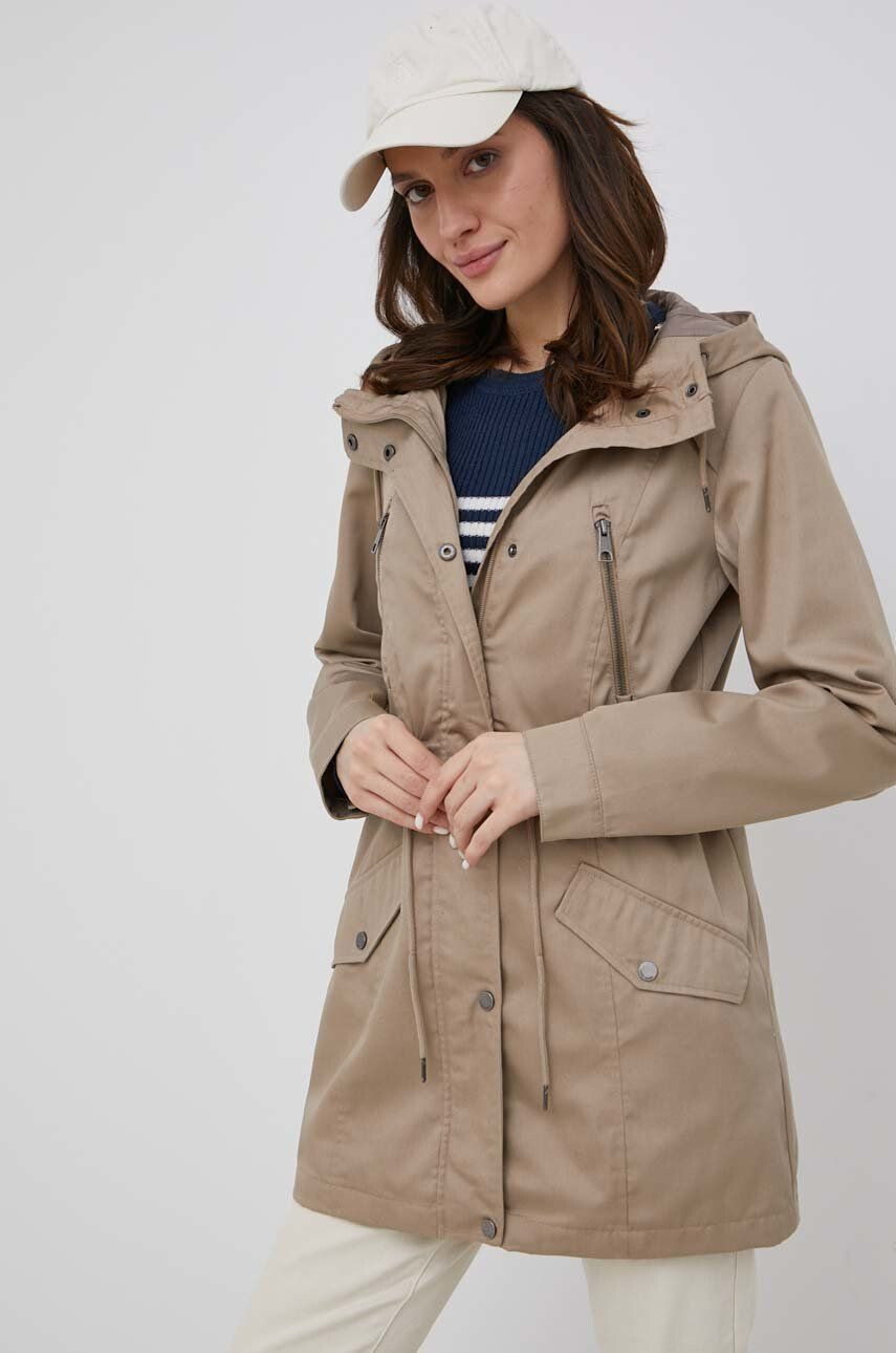 Vero Moda parka női bézs átmeneti - Pepit.hu