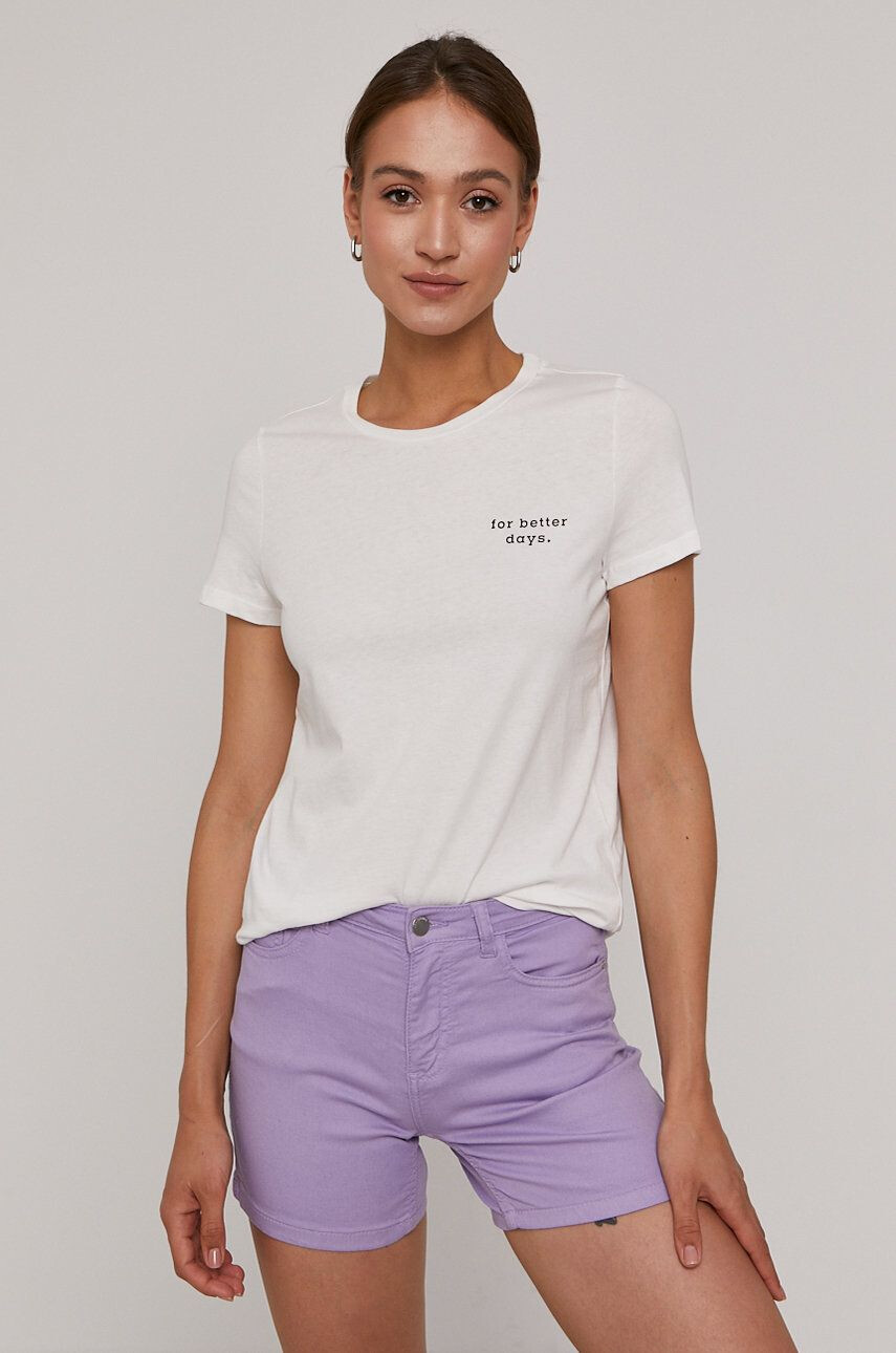 Vero Moda t-shirt női fehér - Pepit.hu