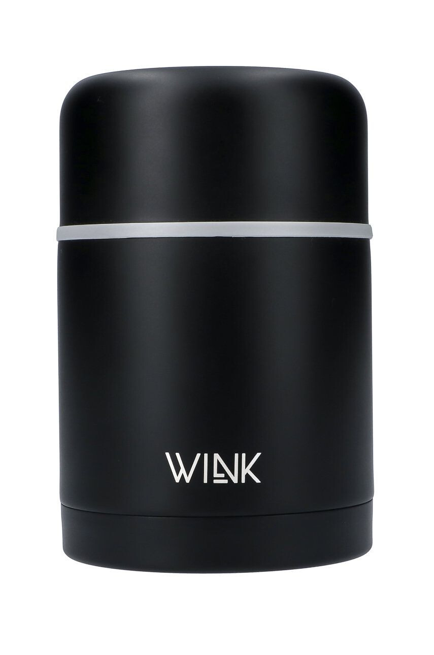 Wink Bottle élelmiszer termosz BLACK - Pepit.hu