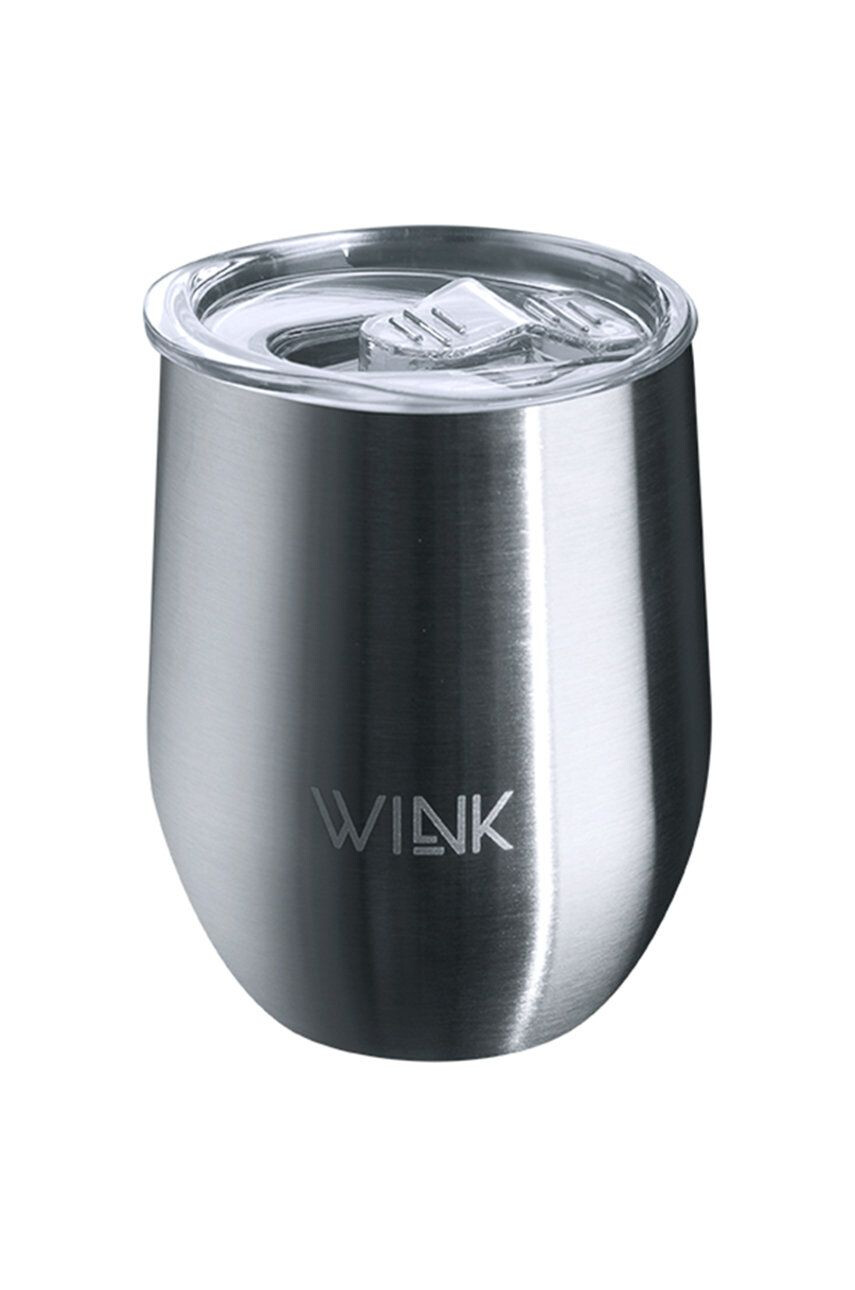 Wink Bottle Termosz bögre TUMBLER SILVER MATTE - Pepit.hu