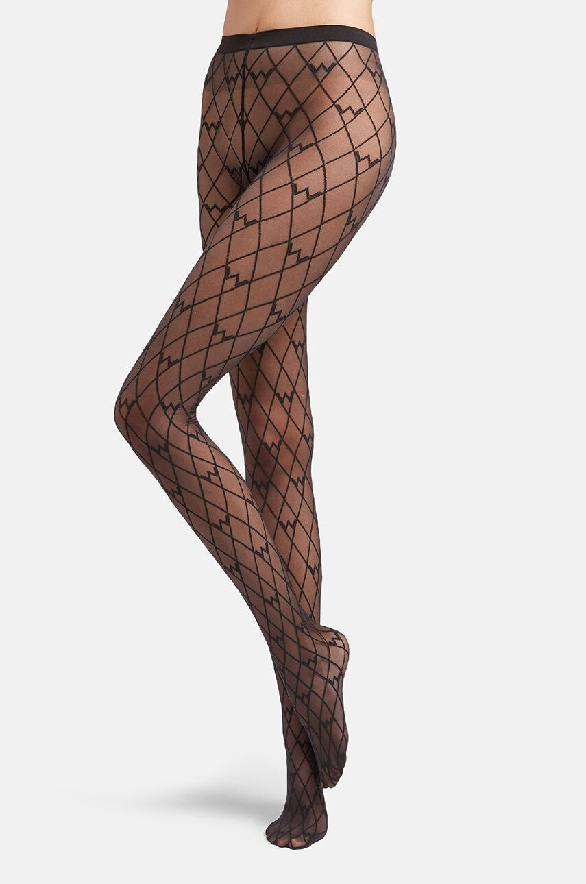 Wolford Harisnya W-Pattern 20 DEN - Pepit.hu